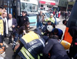 Erzurum’da zincirleme kaza: 14 kişi yaralandı