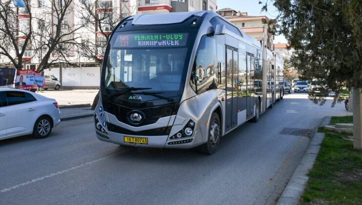 Son dakika: Ankara'da metrobüs hattında ilk test sürüşü